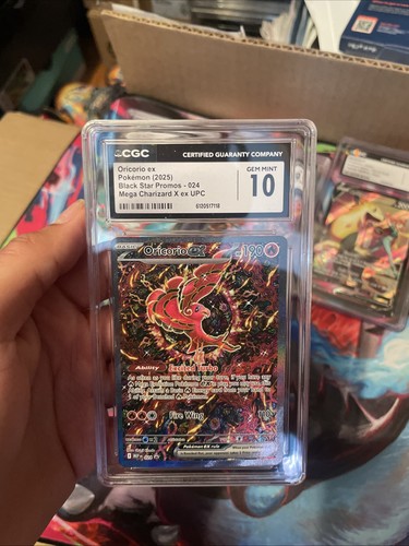 Pokemon Oricorio EX Black Star Promo Card 024 Phantasmal Flames CGC 10