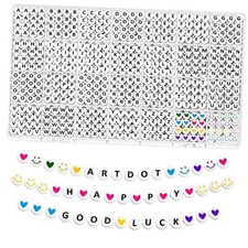 1400 PCS Letter Beads, 28 Styles Friendship Bracelets Assorted Alphabet Beads