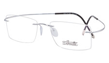 SILHOUETTE Rimless Eyeglasses TITAN MINIMAL ART MUST 5515 CL 7010 Silver Frames