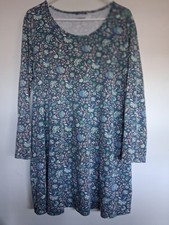 Lands End sz L pale blue knee length dress. Excellent condition