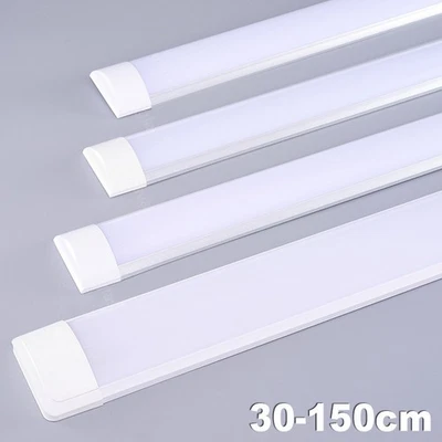 LED 30/60/90/120/150 Wannenleuchte Deckenleuchte Feuchtraumlampe Werkstatt Röhre - Bild 1 von 4