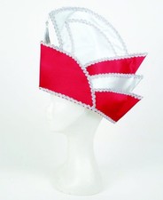 Prinzenmütze Garde Prunkmütze Narrenkappe blau oder rot