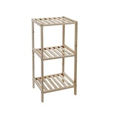 MOBILETTO IN LEGNO CON 3 MENSOLE 35X30XH70 CM CM COLORE NATURALE