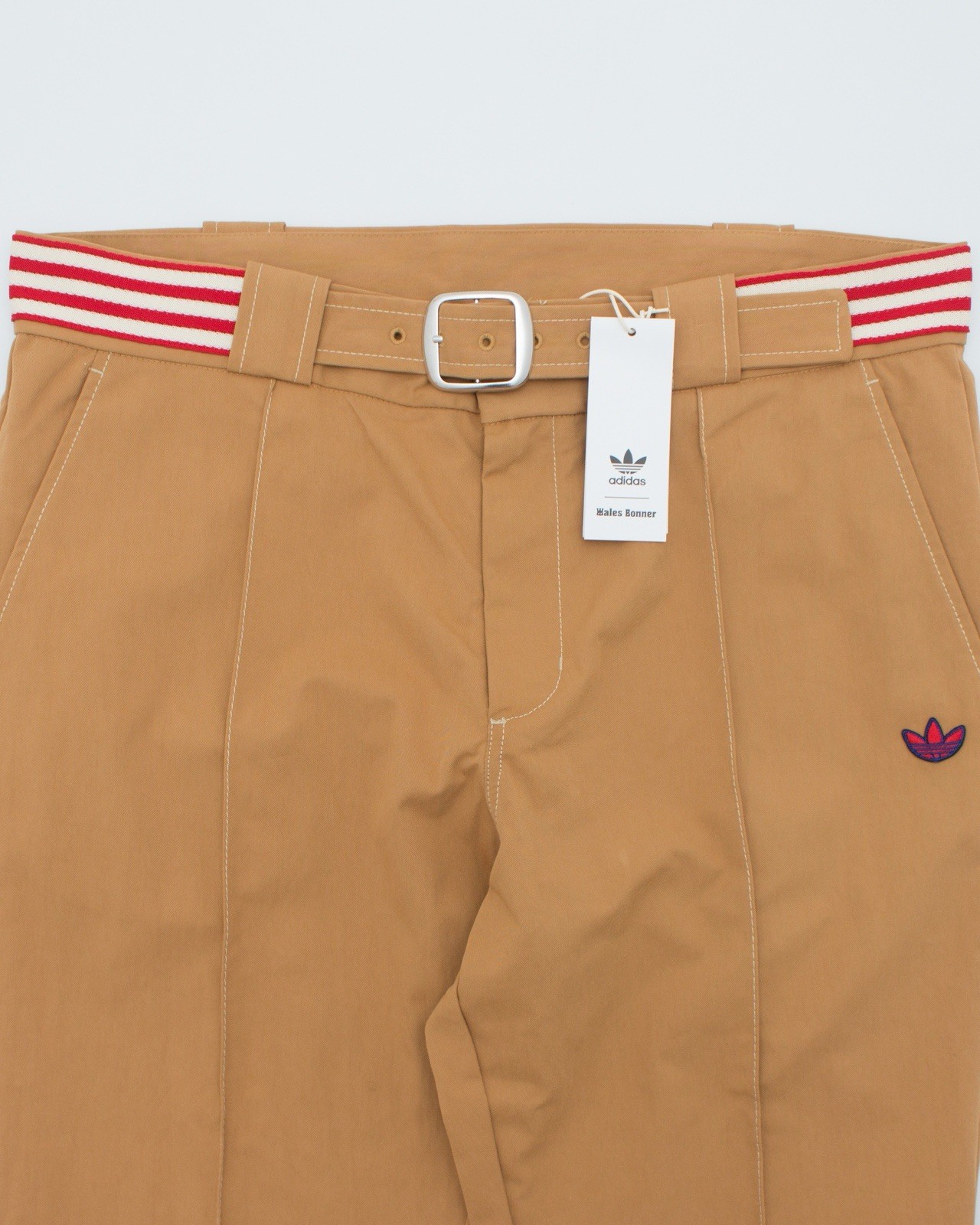 NWT Adidas x Wales Bonner Chino Pants Size M Khaki Brown Casual Trousers HG6262 image 6