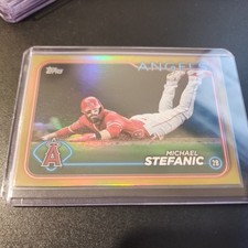 2024 Topps Update Series - Michael Stefanic #US219 Gold Rainbow Foil