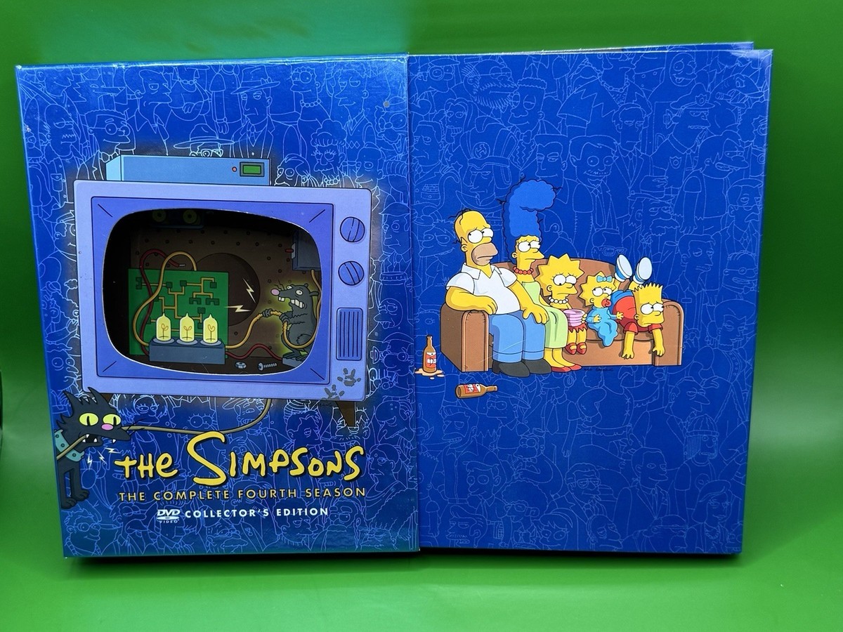 The Simpsons Complete Fourth Season 4 DVD Set 2004 Collector's