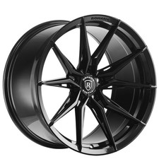 20x920x10 Rohana Wheels Rfx13 Gloss Black Rims 4pcs