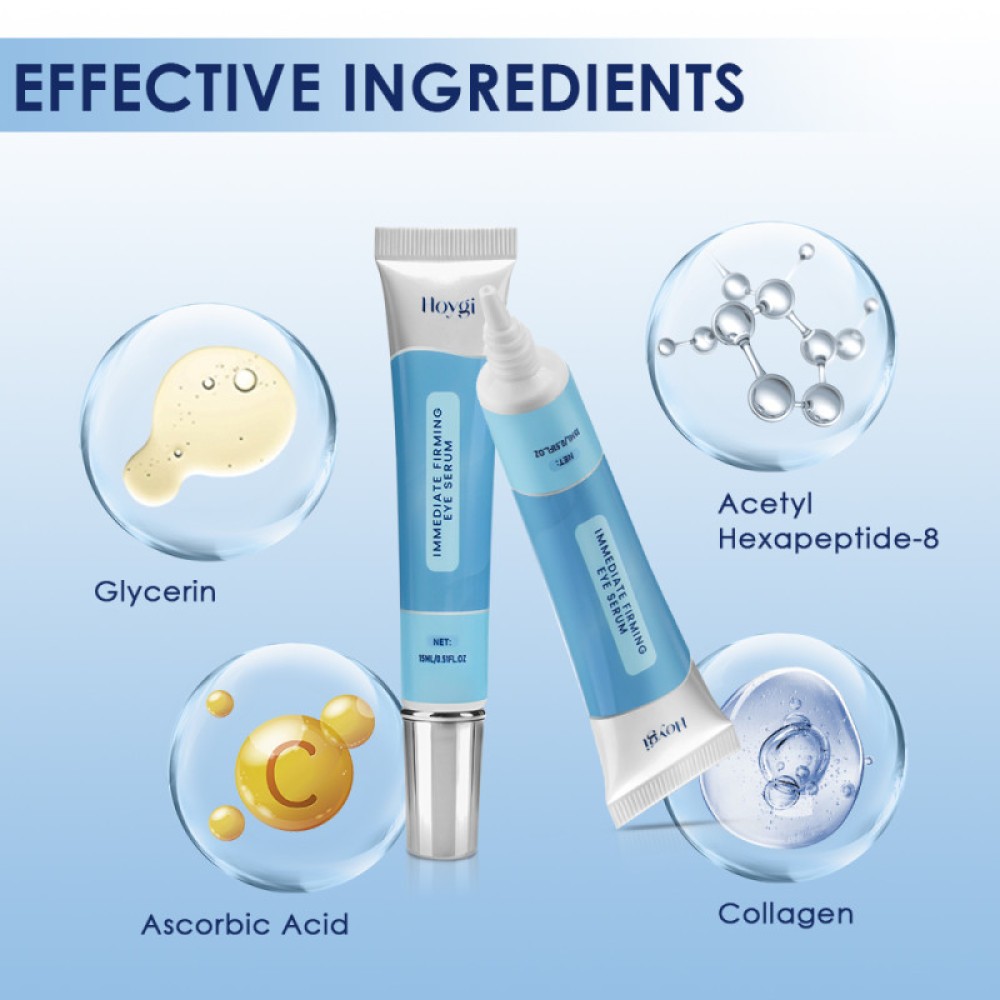 3PCS Firming Eye Serum for Rapid Reduces Under-Eye Bags, Wrinkles, Dark Circles