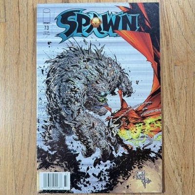 Spawn #73 RARE NEWSSTAND HTF Image Comics 1998 VF+ Gemini Shipped!