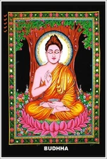 Handmade Indian Mandala Cotton Tapestry Bedspread Wall Covering Room Decor