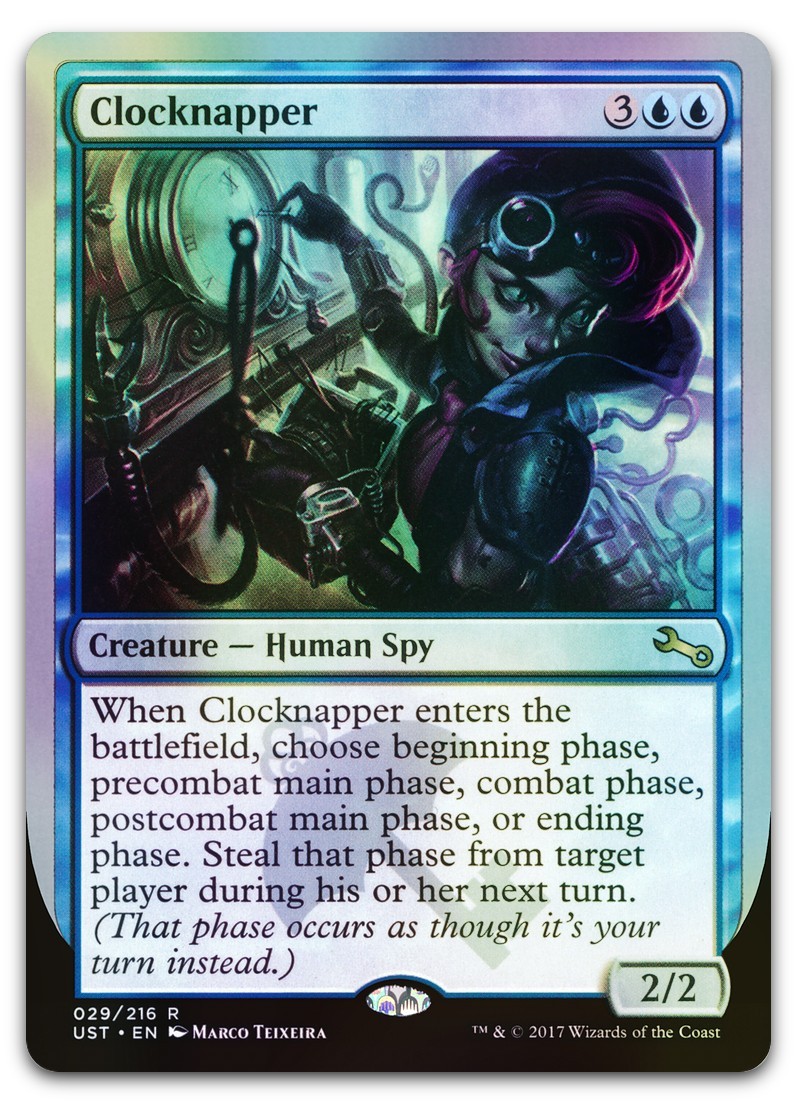 Clocknapper #29 (Foil) (NM) Unstable UST Magic MTG