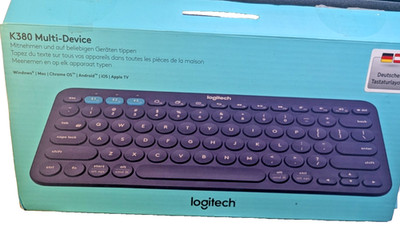 Logitech K380 Wireless Bluetooth Keyboard Deutsches Layout QWERTY Multi-Device