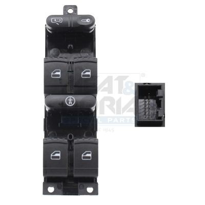 Schalter Fensterheber Vorne Links Meat UND Doria 26480 FÜR Ford Seat VW-image
