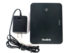 Yealink W60B DECT VoIP IP Cordless Phone Base Station /w Yealink Power & Stand