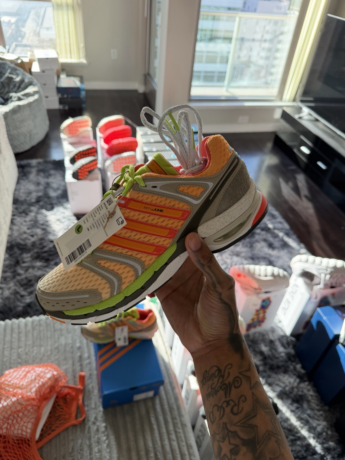 Larry June Friends And Family Adidas Adistar Control 5 Size 6.5 thumbnail 11