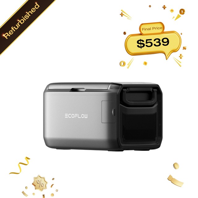EcoFlow GLACIER Classic 35L Portable Fridge Freezer 43H Cooling Car Refrigerator
