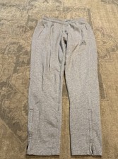Adidas Fleece Gray Jogger Sweat Pants Mens Sz Small