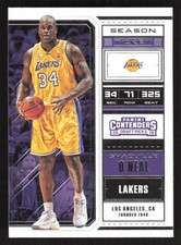 2018 PANINI CONTENDERS DRAFT SHAQUILLE O'NEAL 48 MINT V IN BLACK BOX LAKERS
