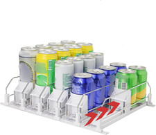 Dispenser Automatico per Lattine Da Frigorifero, Organizer per Bevande E Bibite,