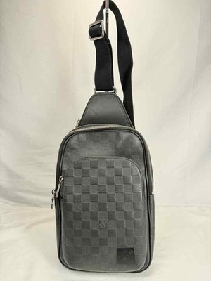 Louis Vuitton Avenue Sling Bag Damier Infini Onyx Black Leather SPB-TS 358922