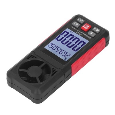 Digital Anemometer 5 Blades Small Resistance Fast Accurate Measurement Air SET