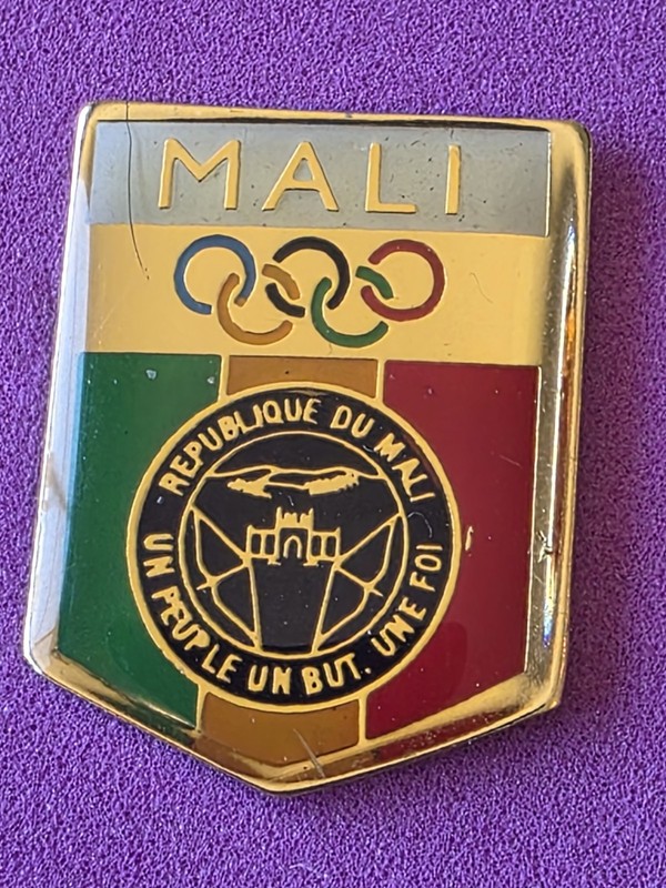 2004 Athens Olympic Pin NOC Team Pin Mali
