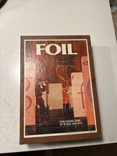 3M BOOKSHELF GAMES FOIL CHALLENGING GAME OF WORDS AND WITS COMPLETE