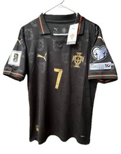 Cristiano Ronaldo Portugal 2026 WCQ Blackout Vapor Jersey 7 Men s M