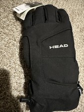Head Black Waterproof Dupont Sorona Insulated Hybrid Gloves Unisex Size S NWT