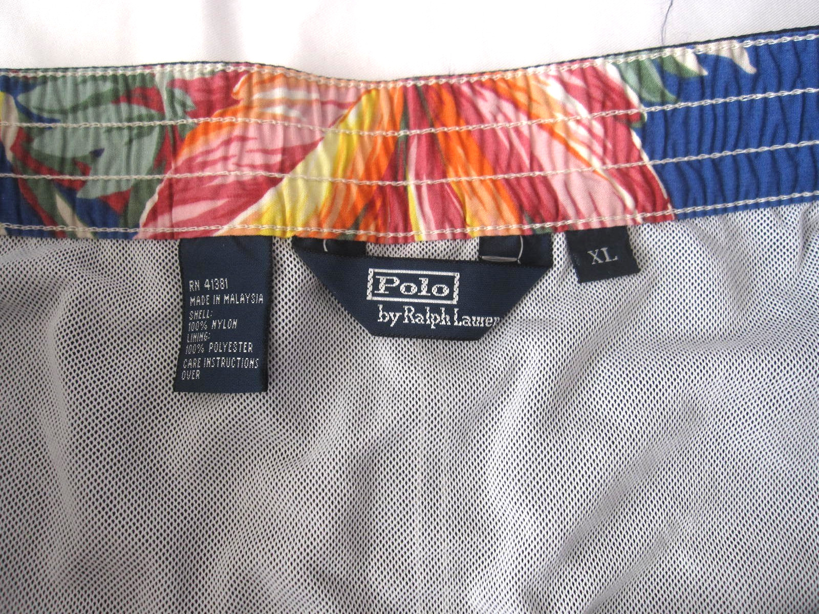 Polo Ralph Lauren Swim Trunks Men Classic Relaxed Fit Casual Sz XL (MP510) thumbnail 2