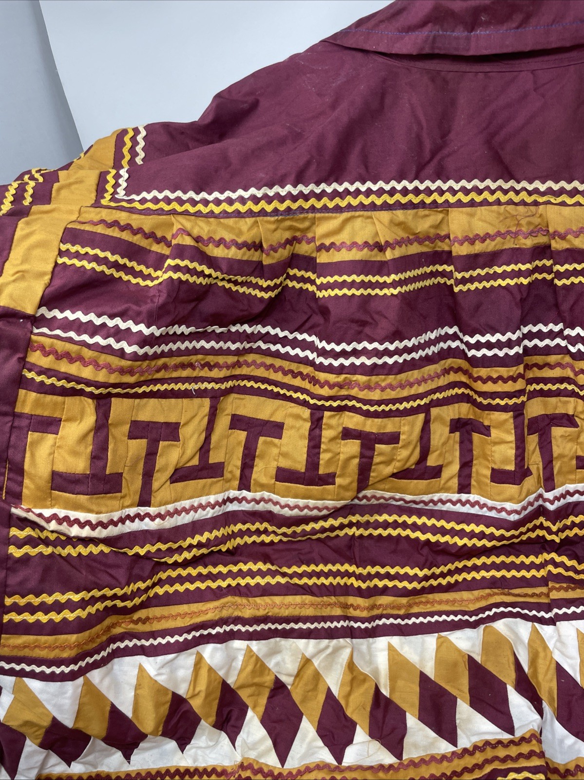 Seminole/Miccosukee Patchwork Quilted Jacket Nati… - image 10
