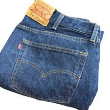 Levis 501xx Jeans Mens 40x34 38x31 Dark Wash Button Fly Y2K Vintage '01