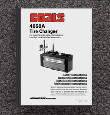 4050a Tire Changer Operating Instruction Maint Manual Fits Coats 4050a 1144 4050a Tire Changer Operating Instruction Maint Manual Fits Coats 4050a 1144