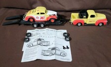 Ertl Collectibles Mac Tools Racing 51 Ford Pickup 40 Ford Coupe Trailer Set