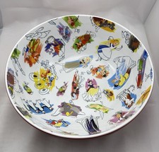 Disney Parks INK & PAINT Ceramic Serving Bowl Large 11.5" Characters Mickey