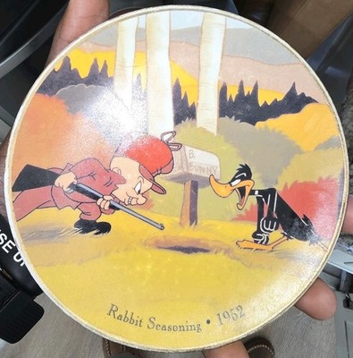 Looney Tunes Collector Plates Rabbit Seasoning & Hare-Way To The Stars 1952