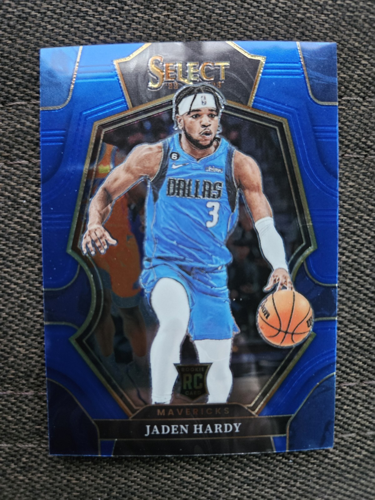 2022-23 Panini Select - Premier Level Jaden Hardy #174 Blue Prizm (RC)