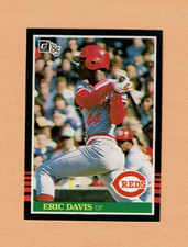 1985 Donruss 325 Eric Davis Cincinnati Reds Rookie Card NM or Better