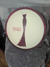 Vintage 2004 Emily Adams 14" Widex6"Deep Round Hat Storage Box