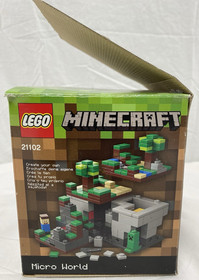 2012 LEGO Minecraft Micro World 21102 open box~all bags unopened~Manuals~VGUC