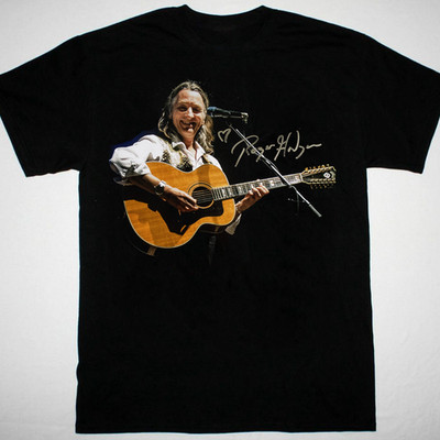 Roger Hodgson's from Supertramp signed T-shirt Black S-5Xl 91