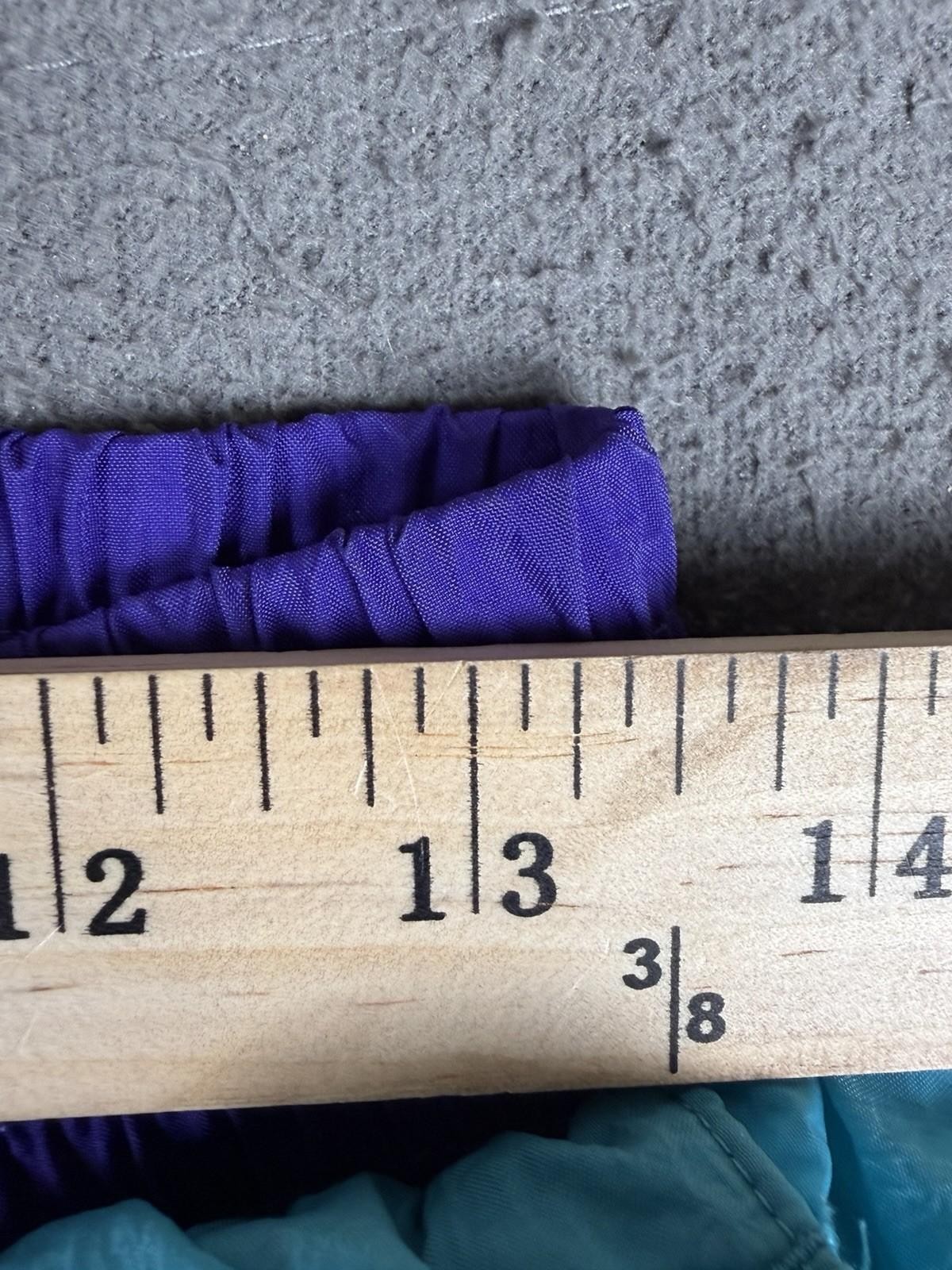 Vintage Nike Swim Trunks Mens M Teal Purple White 90s Colorblock Nylon thumbnail 4