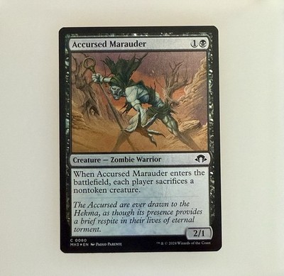 Magic the Gathering: Accursed Marauder Modern Horizons 3 Foil NM