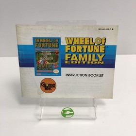 Wheel of Fortune Family Edition (Nintendo NES, Tested Works