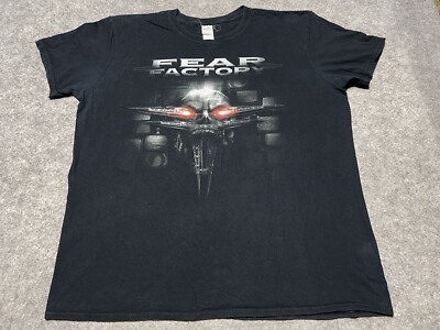 Fear Factory Band Concert Tour Soul Hacker Song Shirt Blk XL Genexus 2015 Album