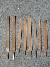 Vintage Lot 8 Files Rasps MADE IN USA Nicholson Gold Medal Simonds Metal File