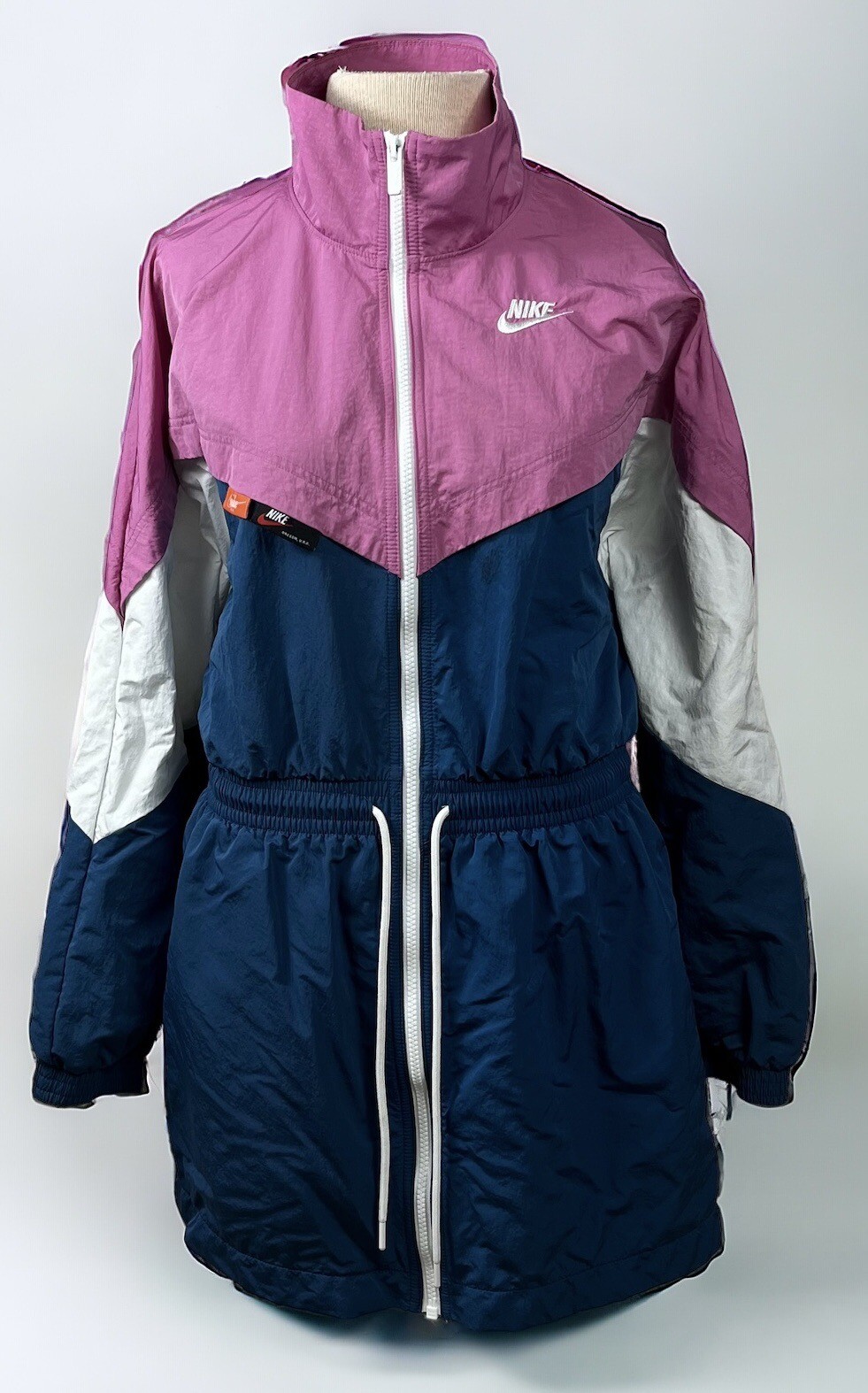 SACAI X NIKE Giacca da pista Nike donna taglia XS Icon Clash colorblocked tranch oversize