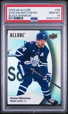 2023-24 Upper Deck Allure Black Rainbow #48 Auston Matthews PSA 10