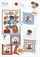 Lindner&acute;s Kreuzstich Nr 87 I love Dogs