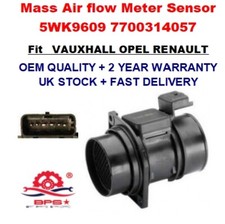 Mass Air Flow Meter Sensor 5WK9609 for RENAULT VAUXHALL OPEL 1.9 2.2 2.5 DTi DCi